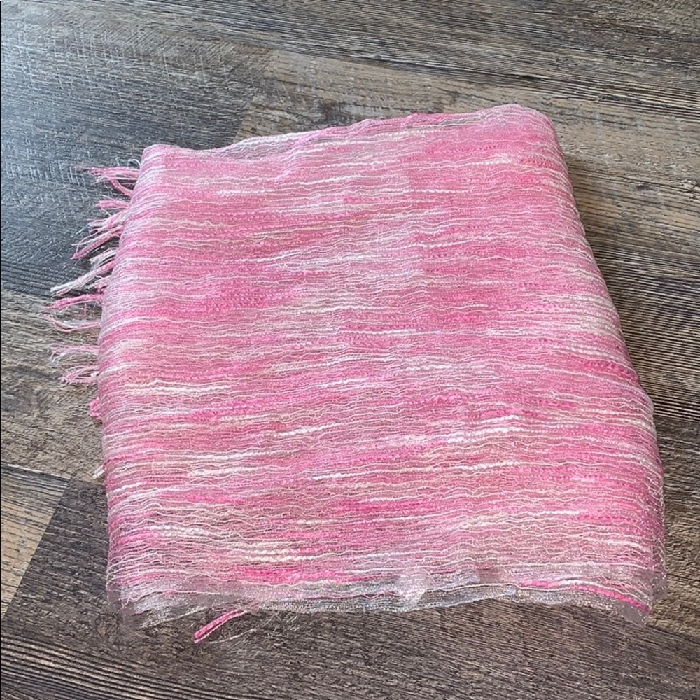 Pink scarf